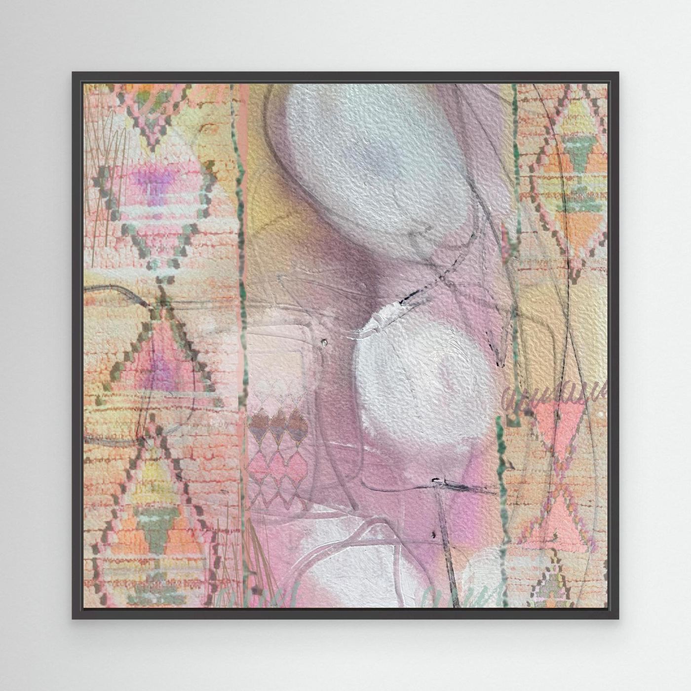 Cosmic Sweetness - pastel canvas art print