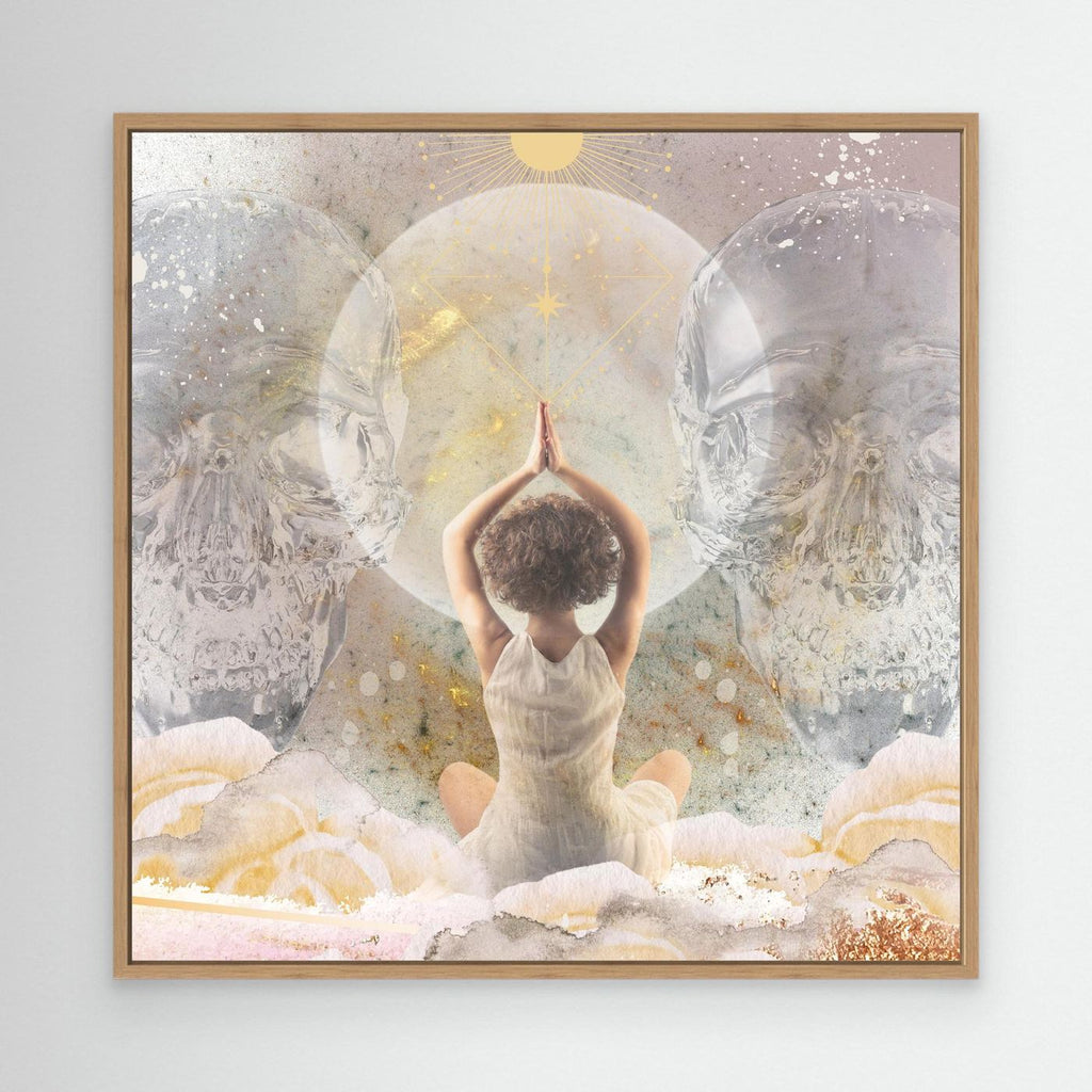 Crystal Skull - canvas art print