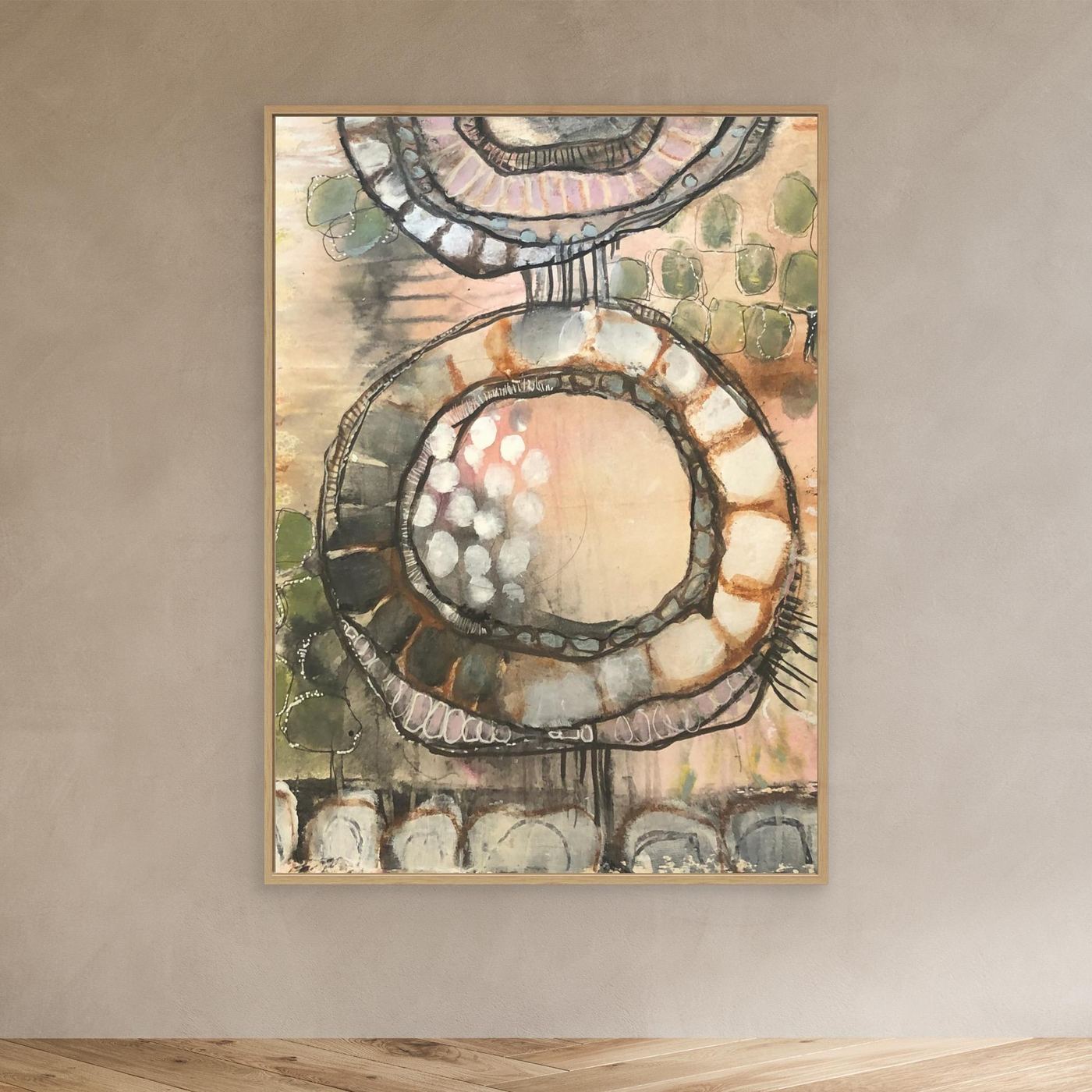 Earth Map  - Canvas Art Print