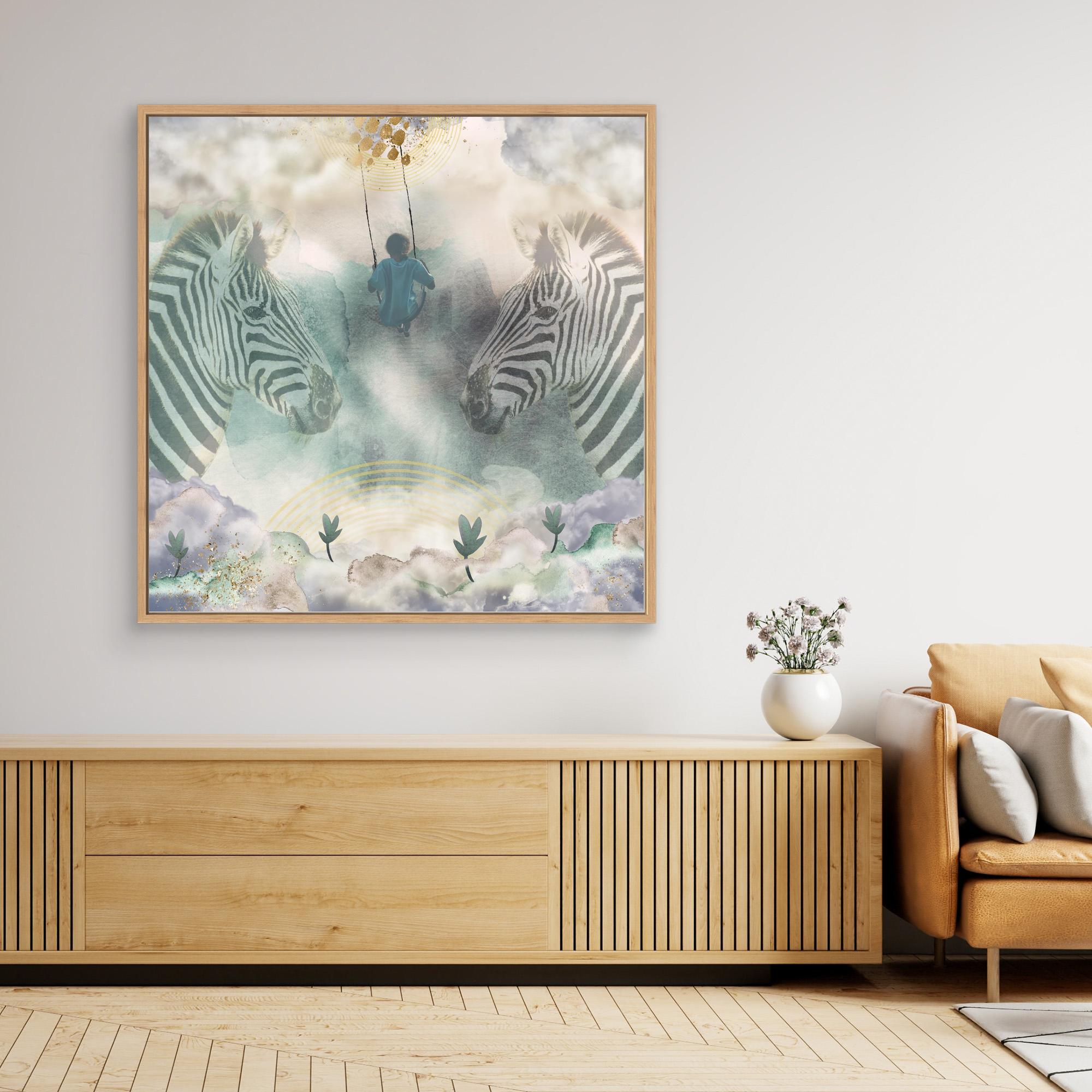 Cosmic Swing - Canvas Art Print