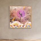 Rainbow Girl - canvas art print