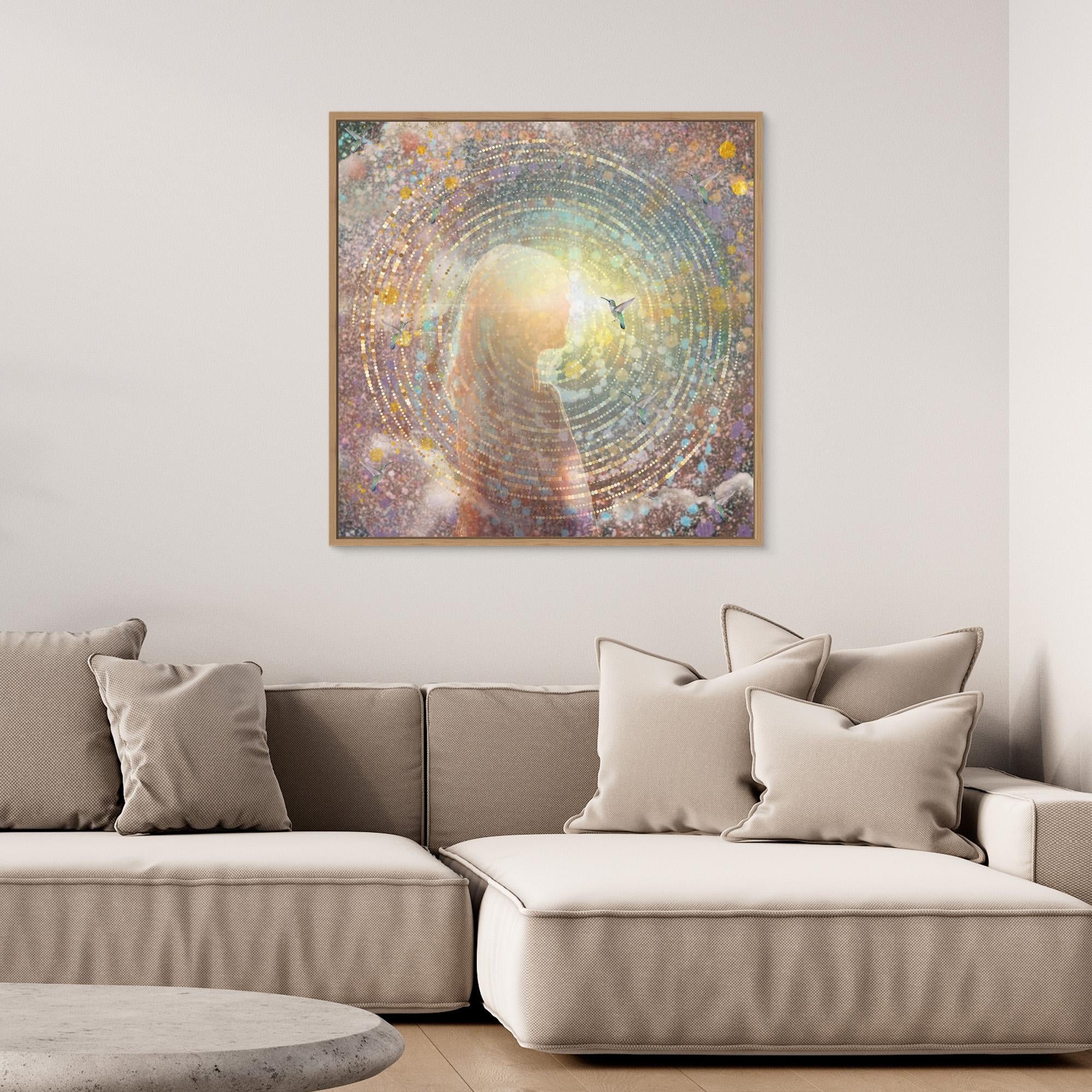 Hummingbird Medicine - canvas art print