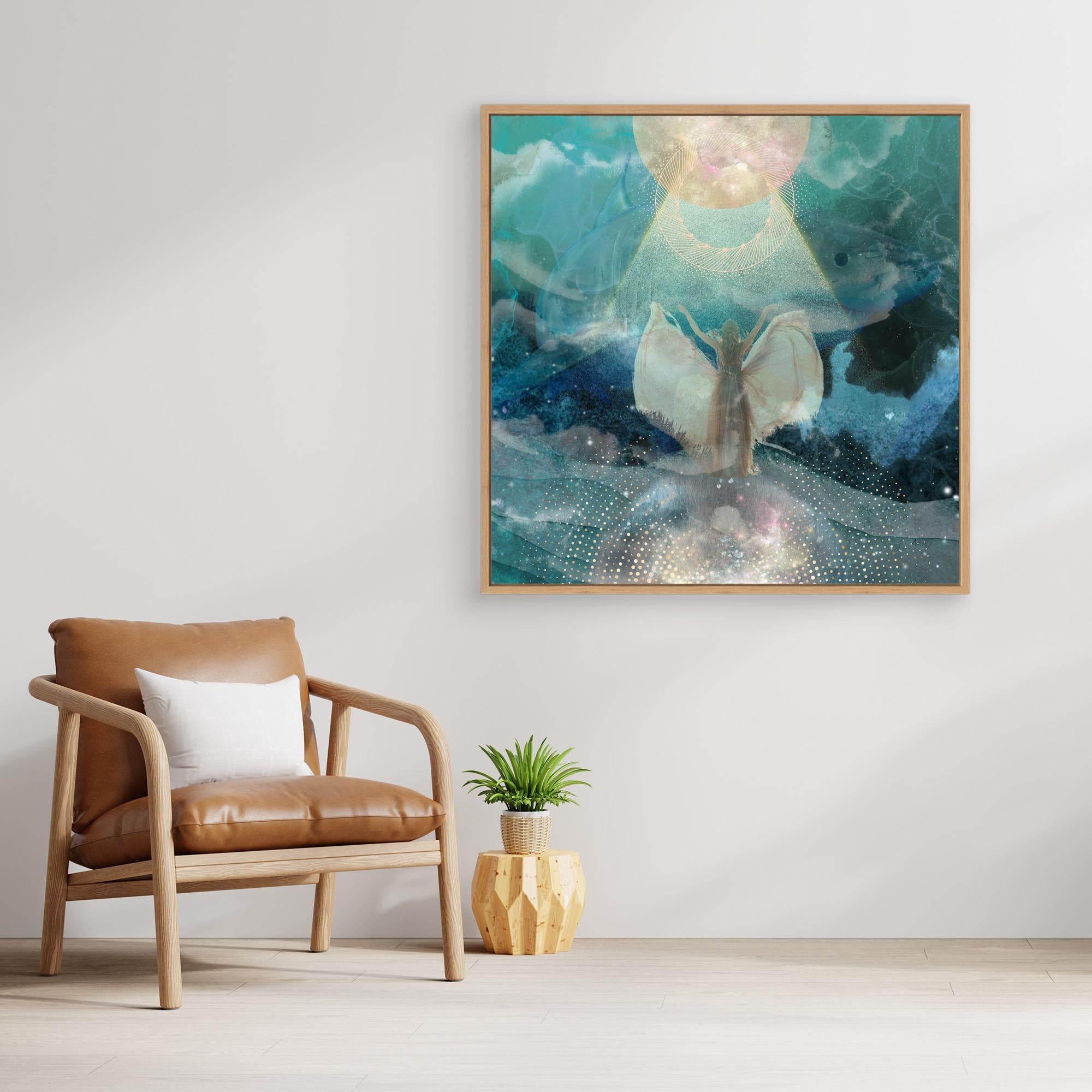 Be like water - canvas art print