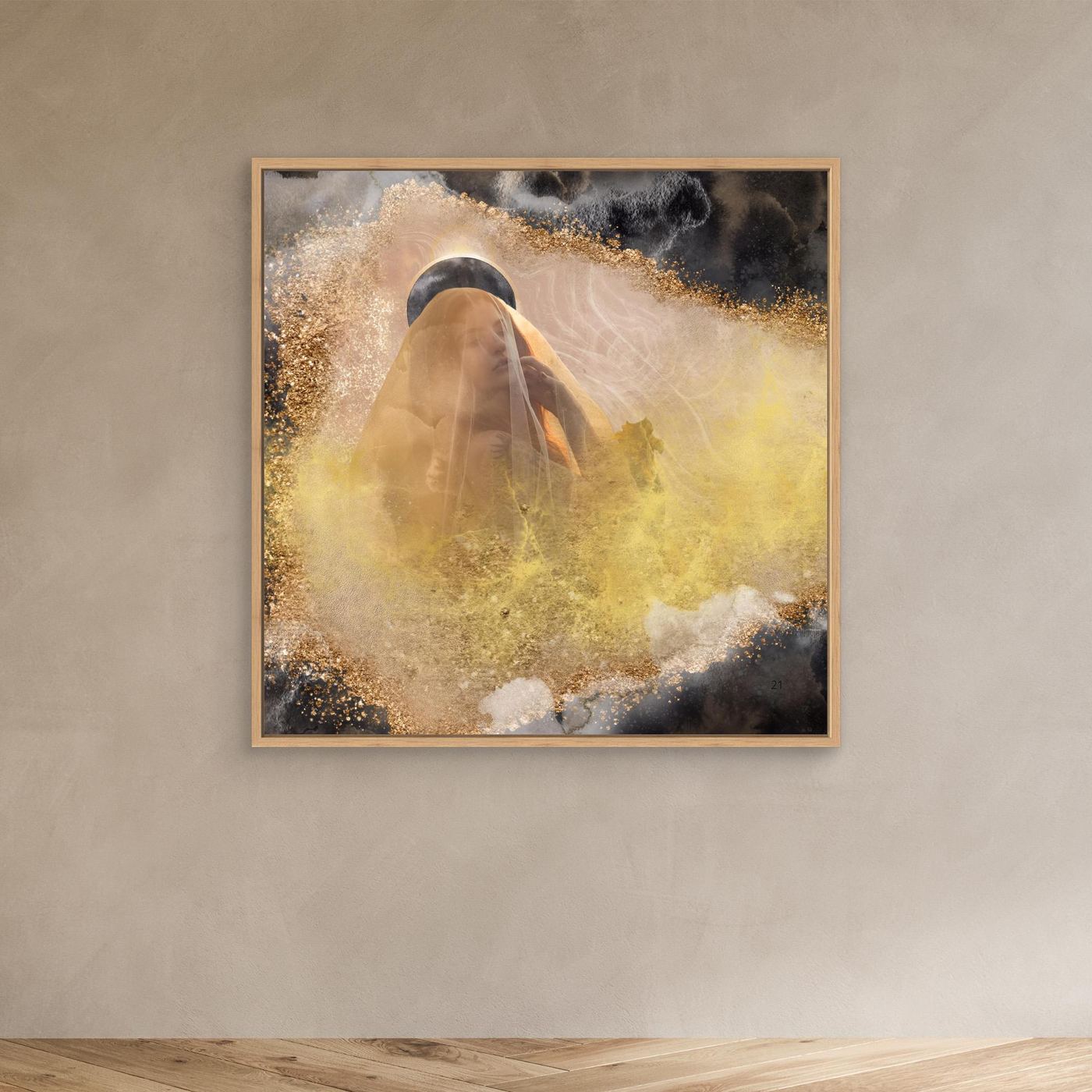 Black Madonna - canvas art print