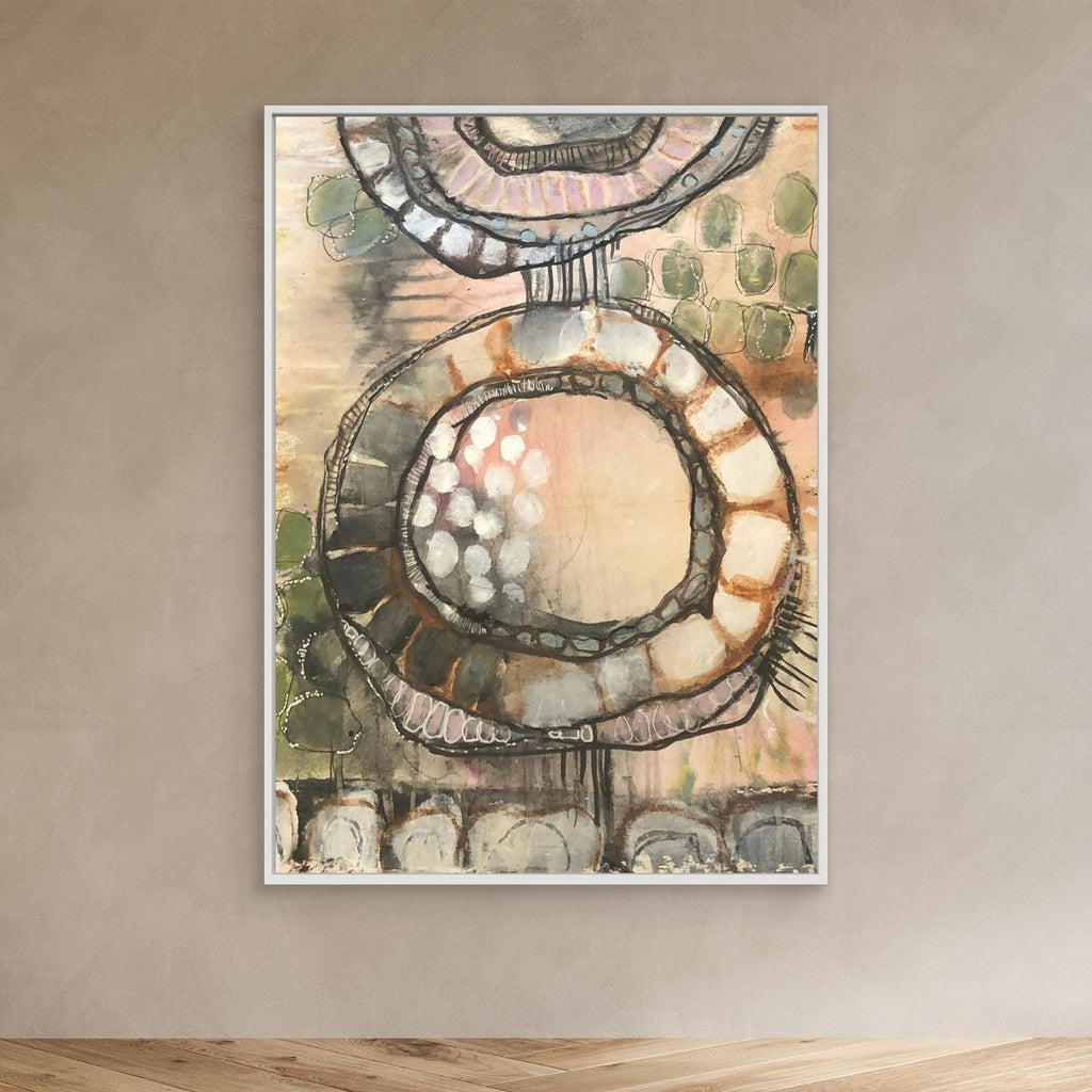 Earth Map  - Canvas Art Print