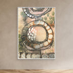 Earth Map  - Canvas Art Print