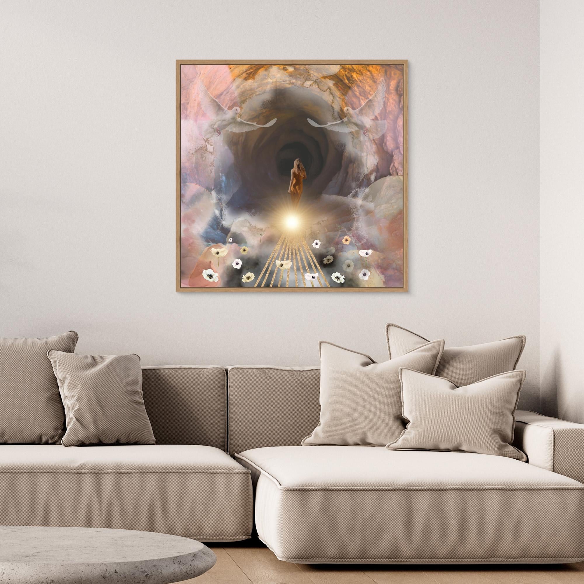 Cave Woman - canvas art print