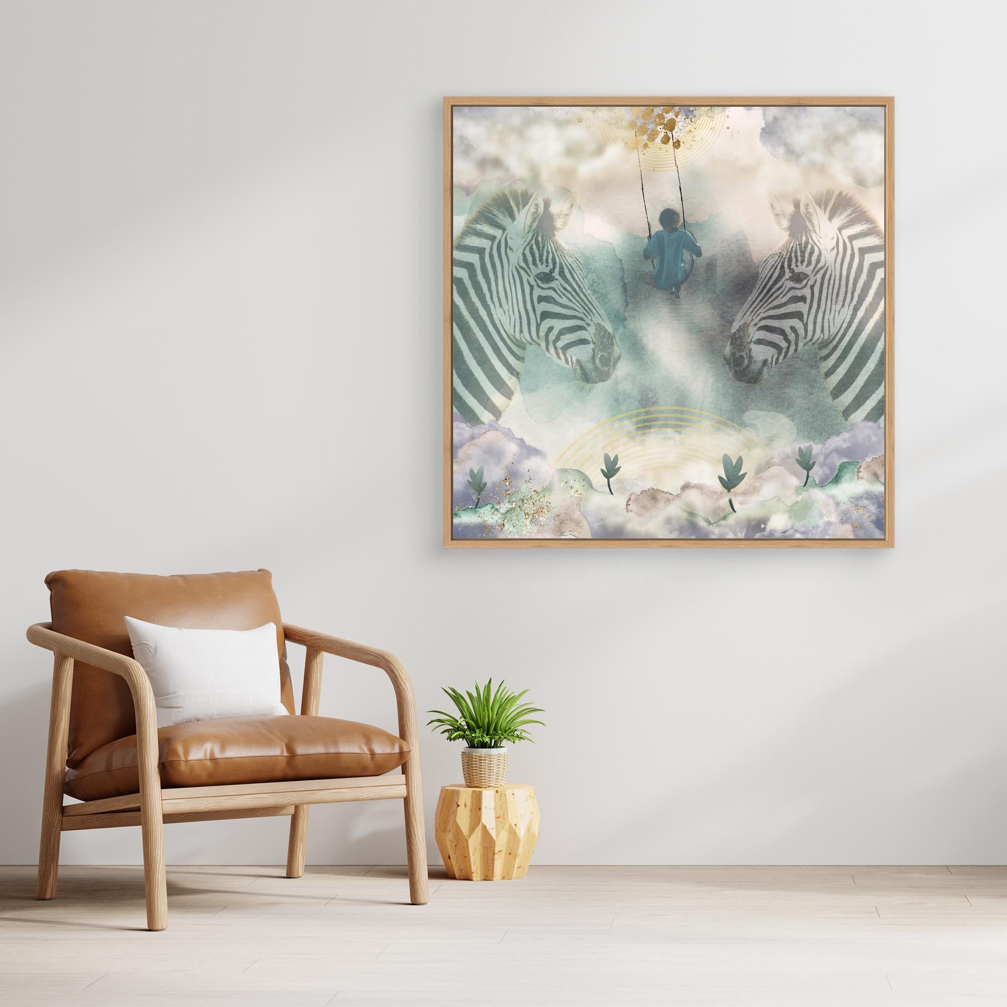 Cosmic Swing - Canvas Art Print