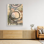 Earth Map  - Canvas Art Print