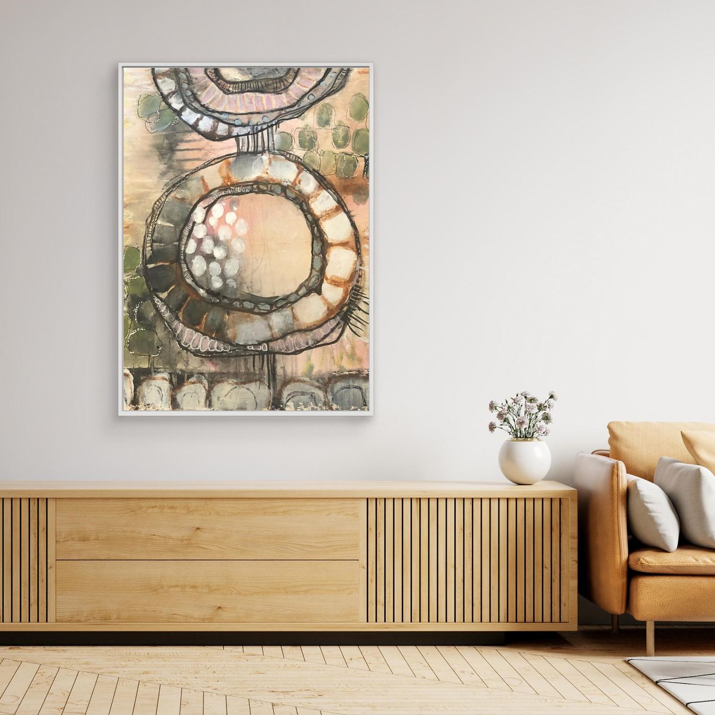 Earth Map  - Canvas Art Print