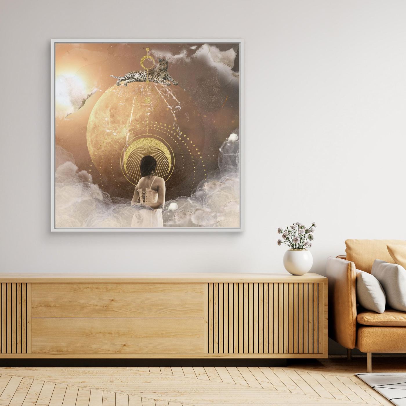 The work is done - canvas art print