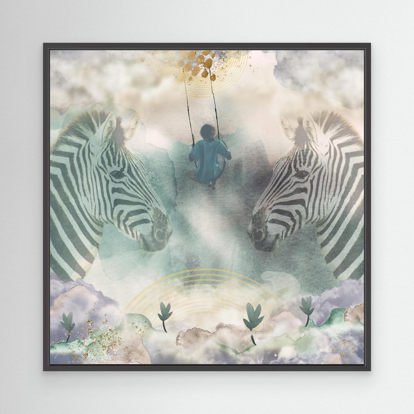The Cosmic Swing - canvas art print